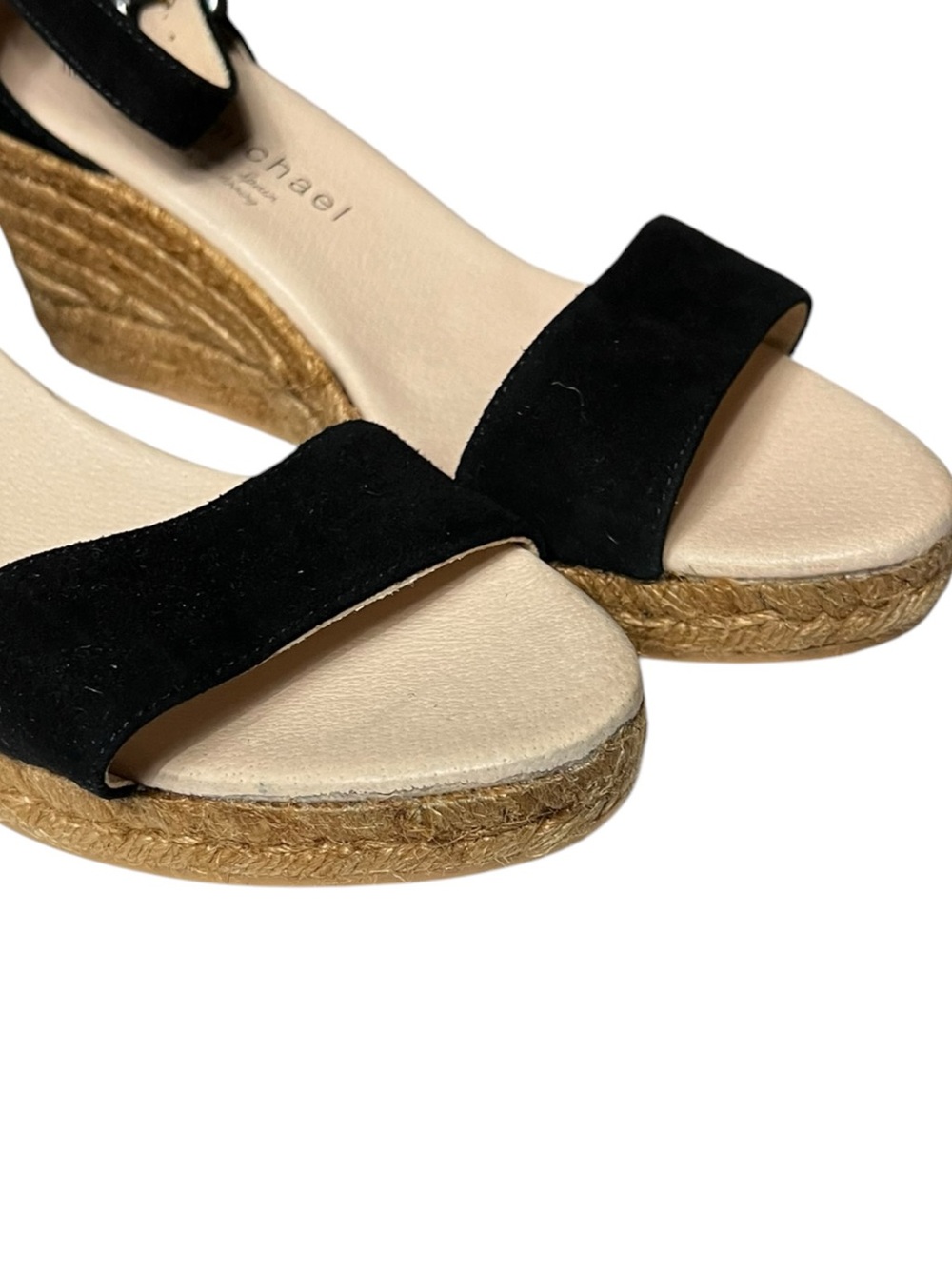 🌻NEW NWOT Eric Michael Milan Leather Platform Sandals Strappy Heels 41 = US 10 - Picture 9 of 9